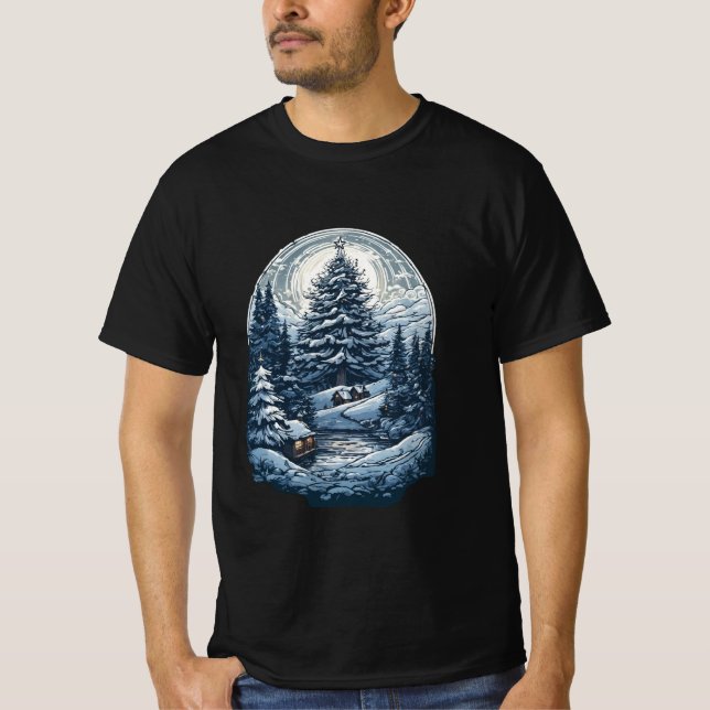 Wonderland T-Shirt de inverno (Frente)