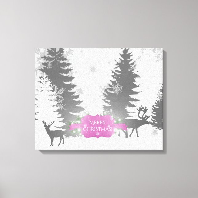 Wonderland Winter Stretch Stretch Canvas Print - M (Frente)