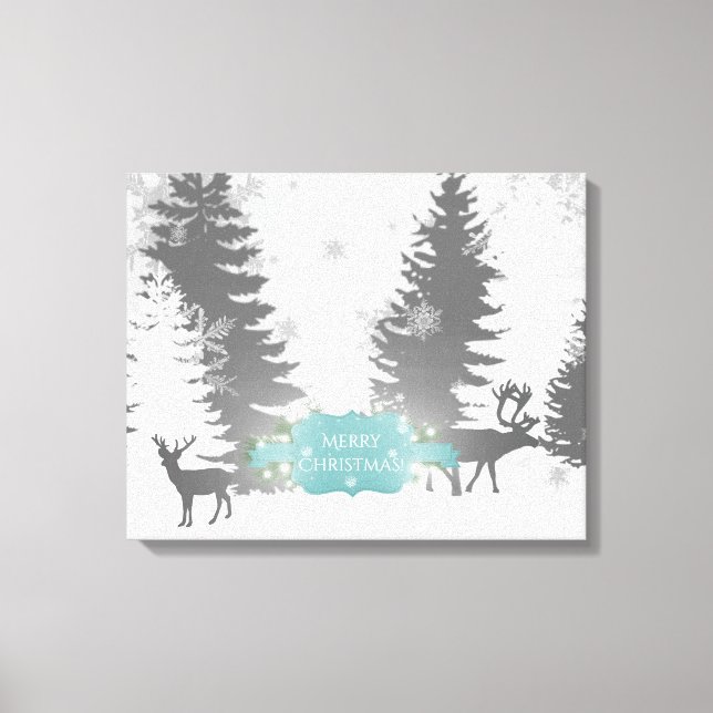Wonderland Winter Stretch Stretch Canvas Print - T (Frente)