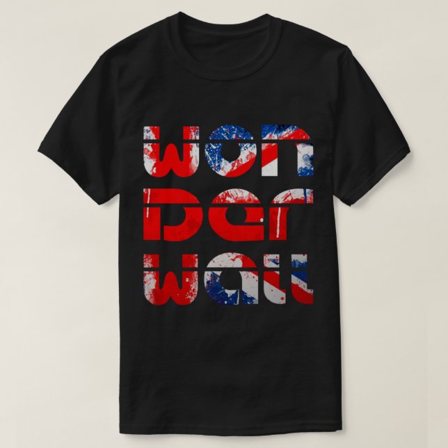 Wonderwall (UK flag) Oasis inspired T-Shirt Essent (Frente do Design)
