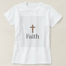 Wooden Cross Faith T-Shirt