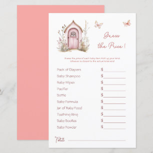 Woodland Fairies Rosa Pink Chá de fraldas Preço Ad