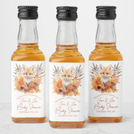 Woodland Fox Greenerescer Watercolor Chá de fralda