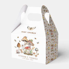 Woodland Mushroom Favor Caixas de Chá de fraldas c