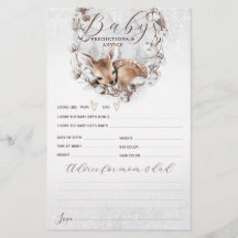 Woodland Oh Deer Winter Chá de fraldas Game