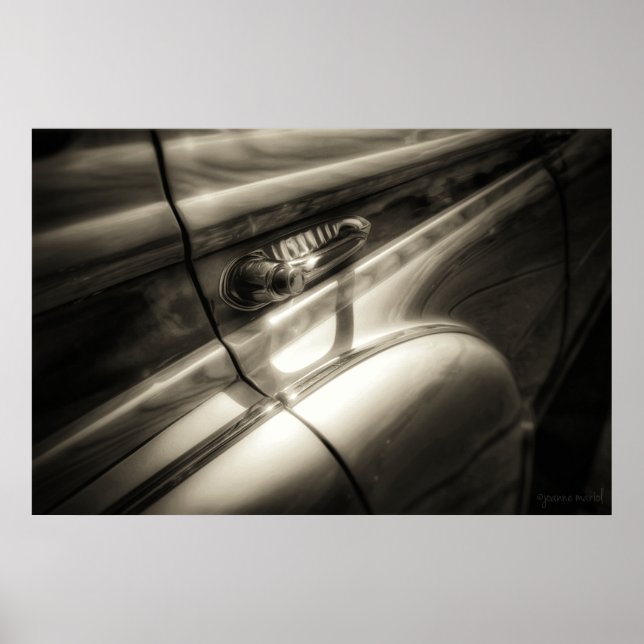 Woody Classic Car Poster Impressão (Frente)