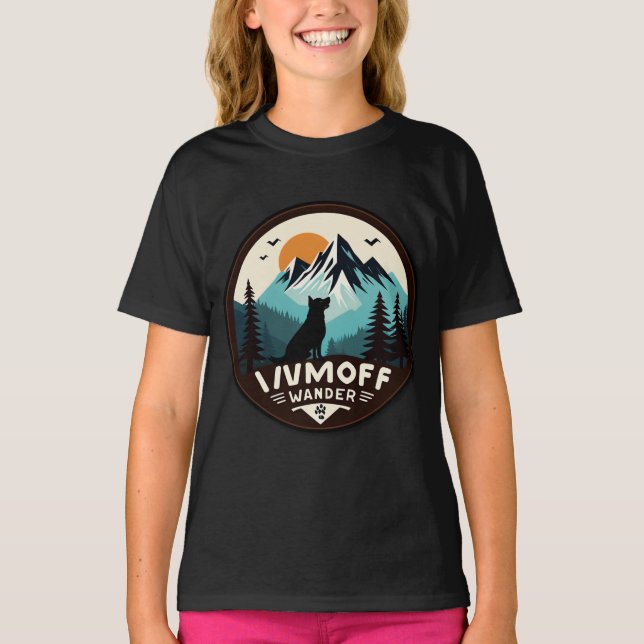 Woof & Wander - Adventure Dog T-Shirt (Frente)