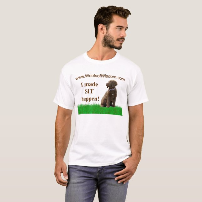Woofs da camisa dos homens da sabedoria (Frente Completa)