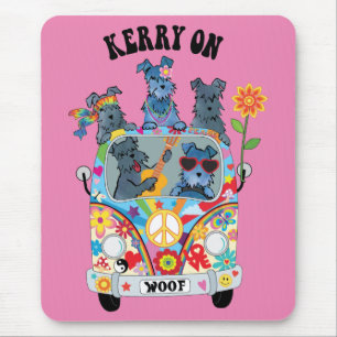 Woofstock Kerry Blue Terrier Mouse Pad