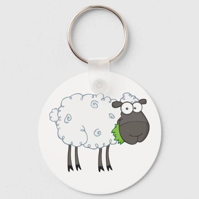 Wooly Sheep Chaveiro (Frente)