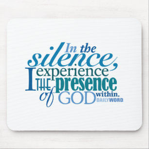 Word® diário "silêncio" Mousepad