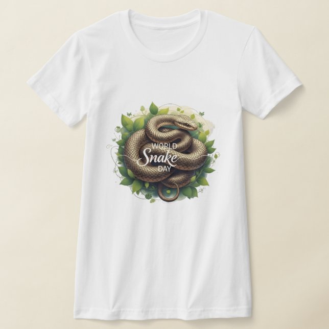 World Snake Day T-Shirt Design | Snake Conservatio (Postura )