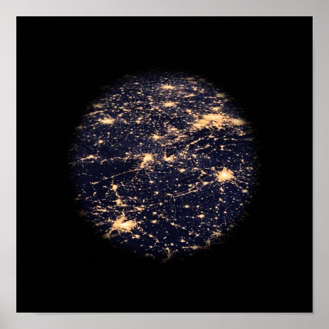 World Wide Web of Light Network Poster (Frente)