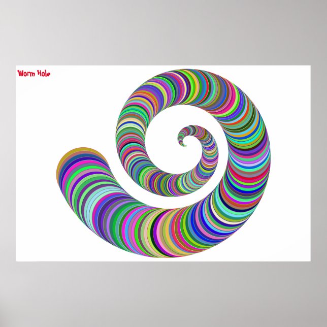 Worm Hole Poster (Frente)