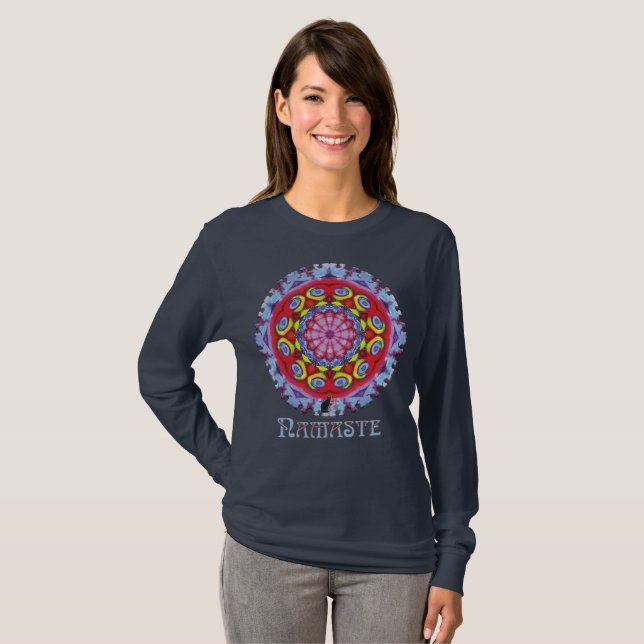 Wowzer Namaste Kaleidoscope T-shirt (Frente Completa)