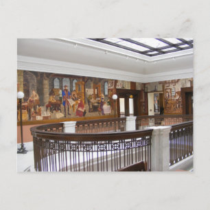 WPA Murals 10 ~ cartão postal
