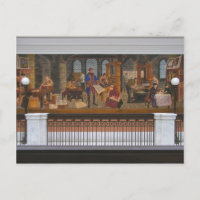 WPA Murals 5 ~ cartão postal