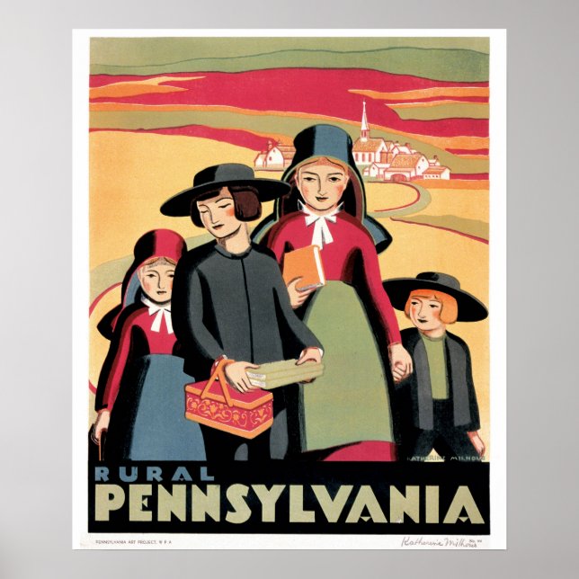 WPA Poster Pensilvânia (Frente)