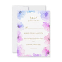 Wreath Floral Púrpura De Água Rsvp