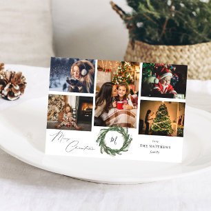 Wreath Monograma Rustic 5 Foto Feliz Natal