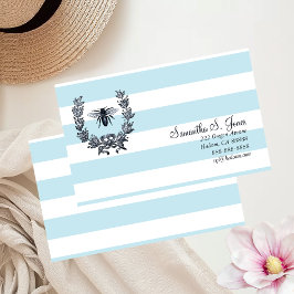 Wreath/Napoleônico Bee Cartão de Chamada Tradicion