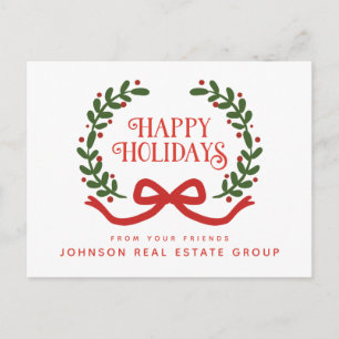 Wreath Natal Cartões de natal