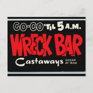 WRECK BAR OS CARTÕES POSTAIS DA PRAIA MIAMI CASTAW