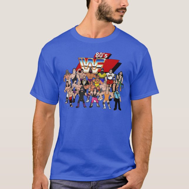 Wrestling Roster 80s T-Shirt (Frente)