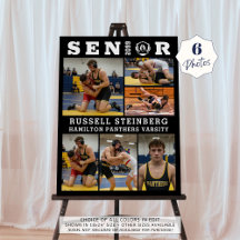 Wrestling Senior Graduate 6 Photo Collage