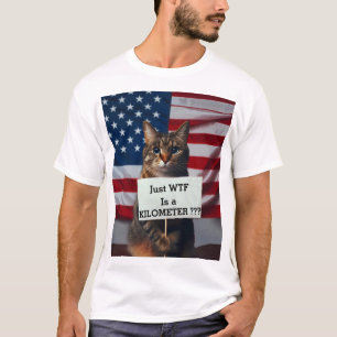 wtf é uma t-shirts de quilômetro