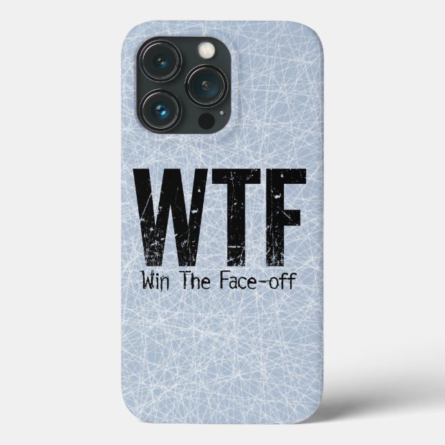 WTF: Ganhe a caixa do iPhone Ca na Face (Hockey) (Verso)