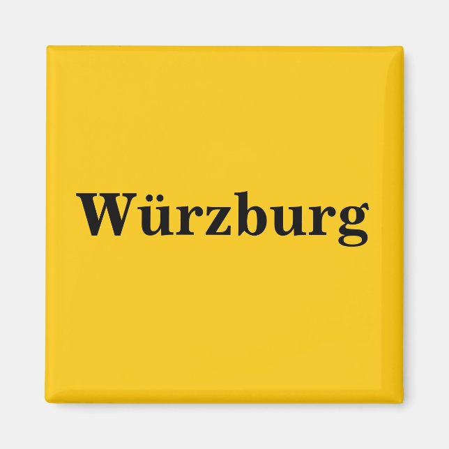 Würzburg íman escudo Gold Gleb (Frente)