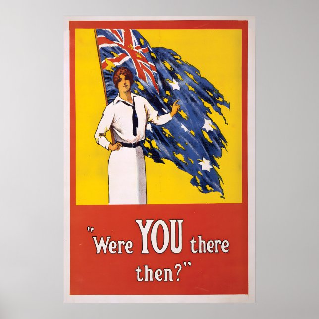 WWI Australian Recruitment Poster British Empire (Frente)