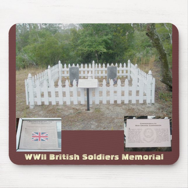 WWII British Graves OBX Mousepad (Frente)