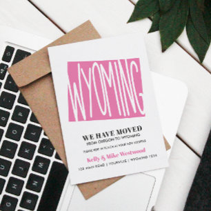 Wyoming Mudamos o novo endereço Novo Cartão Postal