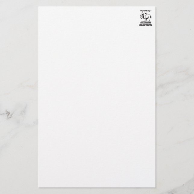 Wyoming? Porque é Bonito (Frente)