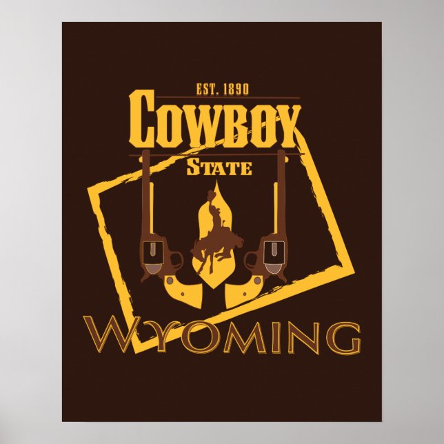 Wyoming Wall Poster (Frente)