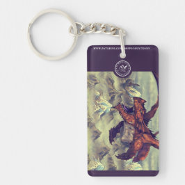 Wyrm e Wold art - Chaveiro de acrílico