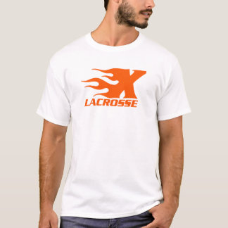 X BRANCO DO T-SHIRT DO LOGOTIPO