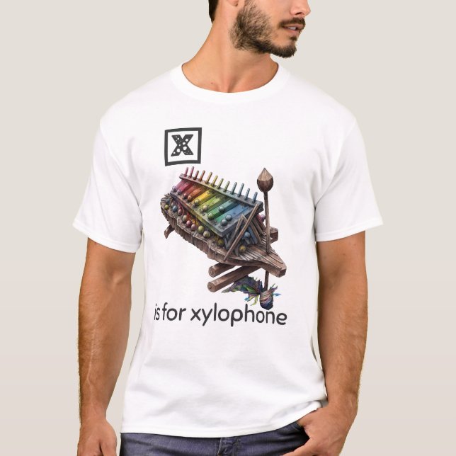 X é para Xylphone T-Shirt (Frente)