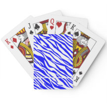 x Katzsmooth Baralho azul/branco sem bordas
