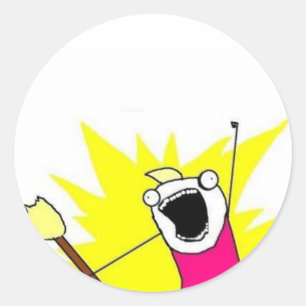 X para o Y Todos os itens adesivos meme