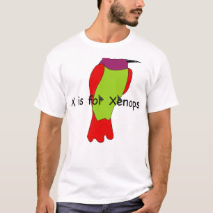 X são para o t-shirt de Xenops