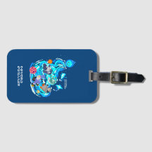 X World Team 319-20250305 Etiqueta de Bagagem