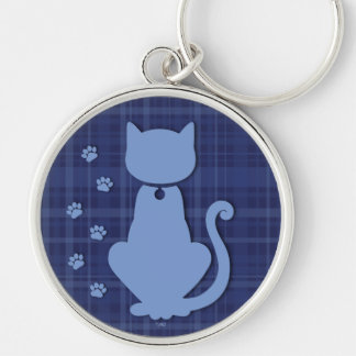 Xadrez A-Puss Chaveiro Azul