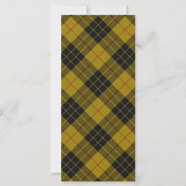 Xadrez amarela de tartan MacLeod (Frente)