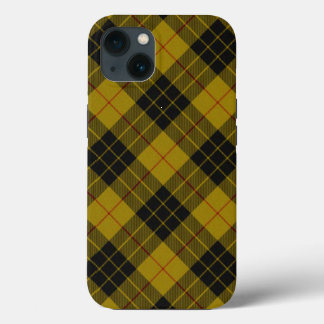 Xadrez amarela de tartan MacLeod