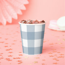 Xadrez Azul Cinza de Búfalo com Padrão de Gingham