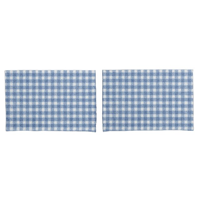 Xadrez Azul e Branco Clássico (Frente - conjunto)