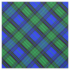 Xadrez azul e verde escocesa, tecido diagonal